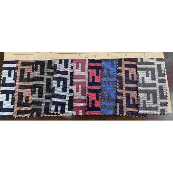 Напечатанная двойная буква F ПВХ фальшивые кожаные сумки Сумочка кошелек Телефонный чехол Пакет Подарочная коробка Кожаная ткань