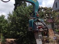Martelo duro do Vibro da pilha da movimentação do solo de 8 medidores com força 172KN centrífuga