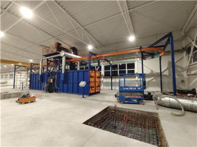 L'aluminium d'équipement de grenaillage de la caténaire Sa3.0 borde le nettoyage de roues