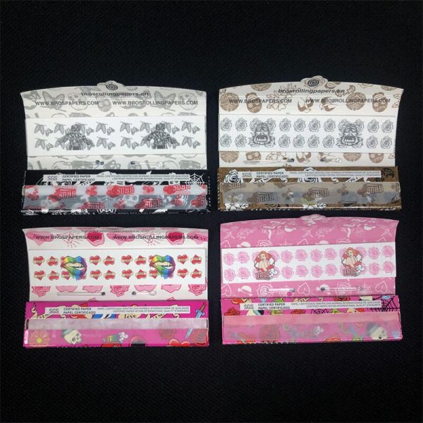 Аромат Курение Бумажная цигарка Смесь для сигарет Пре-Ролл Тупая обертка 1-1/4 Размер