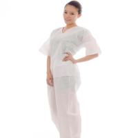 Antibactérien 45g/m2 SMS équipement de protection médical jetable avec chemise et pantalon en milieu médical