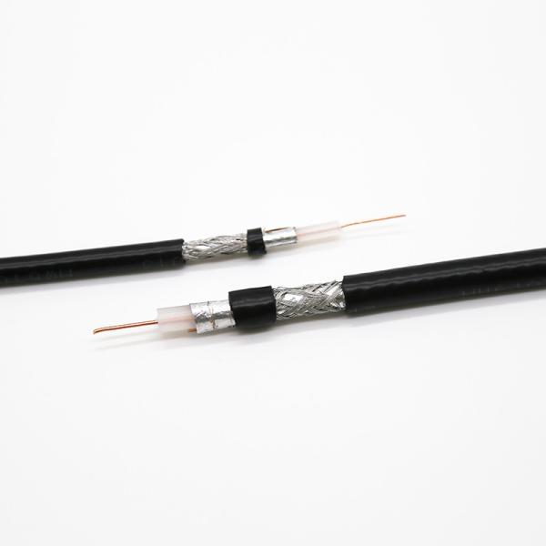 75ohm RG6 Flexible Coaxial Cable AM Braiding 18AWG Solid OFC Conductor