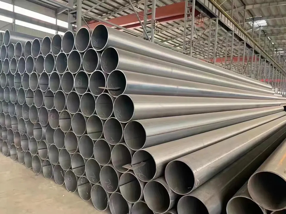 ASTM Carbon Steel Round Tube Pipe ST44 - 2 20 24 Inch Thick Cold Hot Rolled