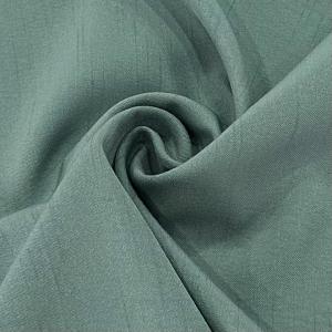 98% Polyester 2% Spandex Cationic Polyester Fabric 137GSM Dyed Bamboo Slub Weft