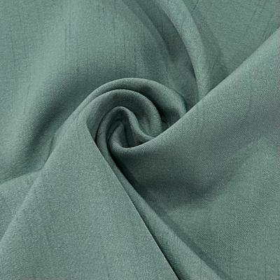 98% Polyester 2% Spandex Cationic Polyester Fabric 137GSM Dyed Bamboo Slub Weft Elastic Twill