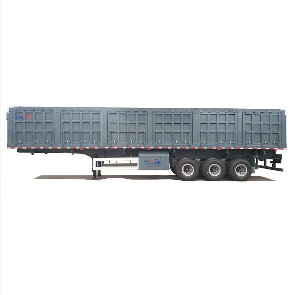 CIMC Cargo Tipper Semi-trailer 80 toneladas Hidráulico Duplo Lado Dump Tipping