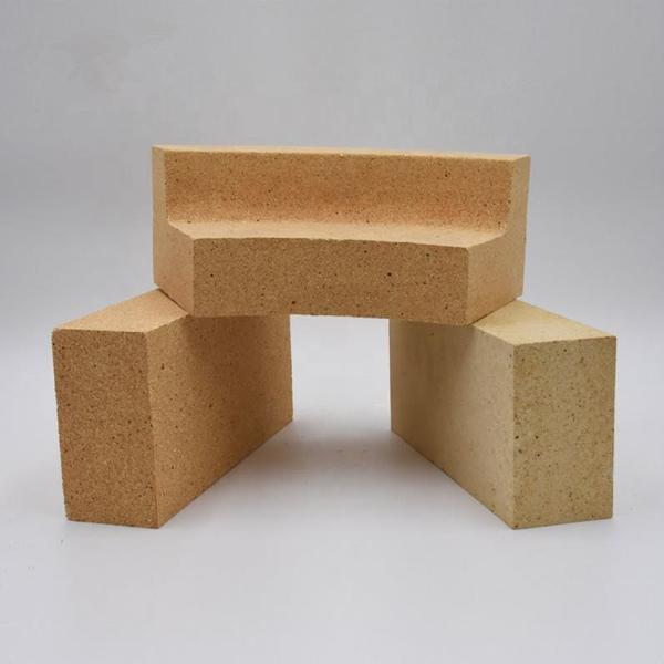 Resistência ao fogo Pedra de isolamento natural flexível com listras tijolo com mullite amarelo