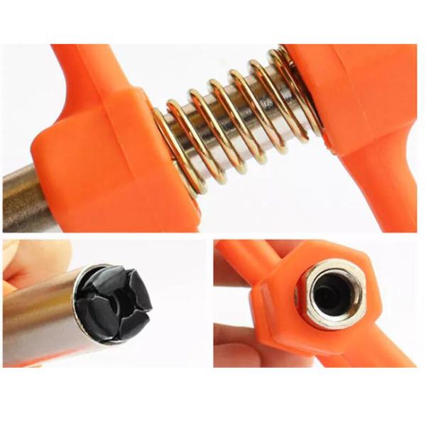 Sealed Plated Locking Grease Gun Nozzle Origin Type Hand Grease Gun Coupler