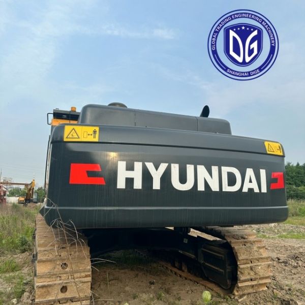 Подержанный Hyundai 485 48,5тонный Crawler гидравлический экскаватор, большое строительное оборудование доступно для продажи сейчас