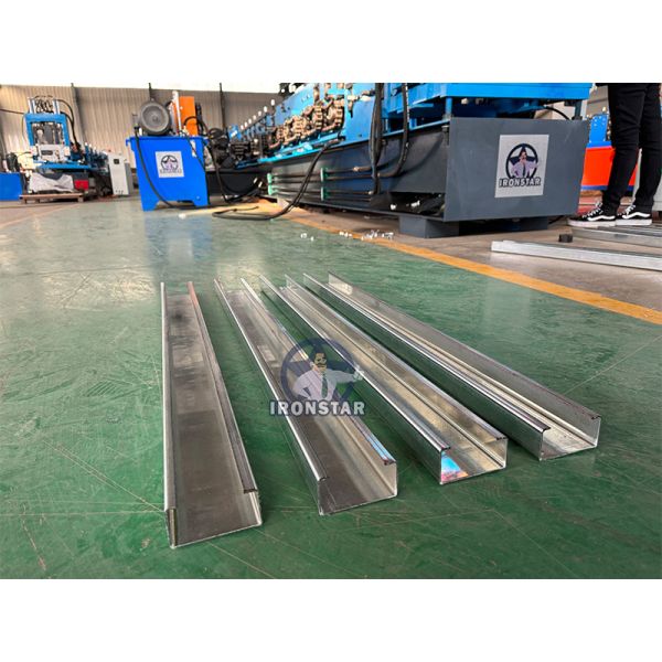 “Fully Automatic 80‑300mm CZ Purlin Roll Forming Machine, Interchangeable C and Z Purlin Sizes Forming Equipment”