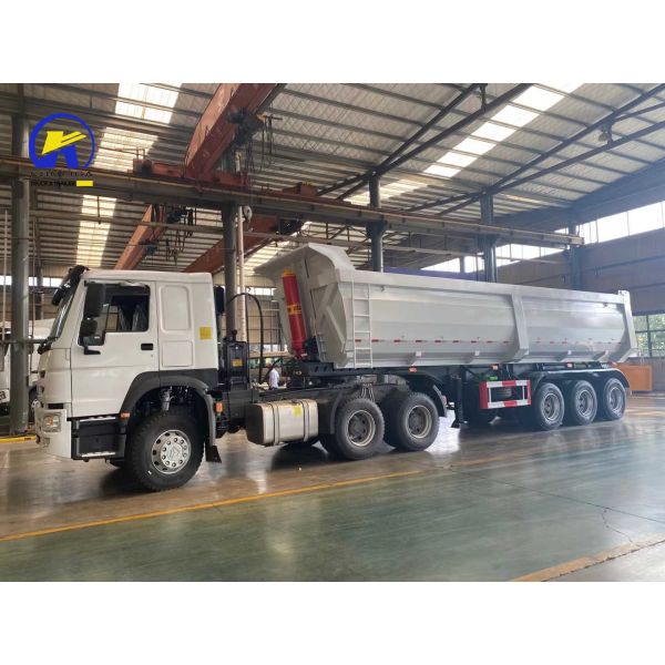 3axle Tri-Axle 40cbm Sinotruk Dump Trailer Customization and Customizable Request