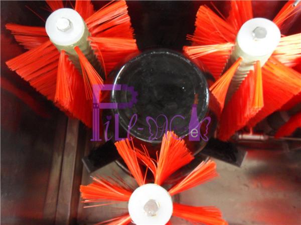 Double Heads Semi Automatic Glass Bottle Cleaning Machine For Beverage Filling Line