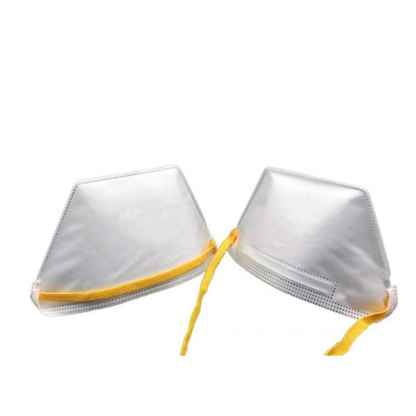 Fold Easily Dust Face Mask Unique Fastener Design With Adjustable Plastic Nose Clip