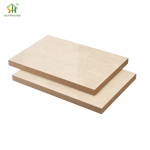 Waterproof Eco Friendly Veneer Melamine MDF Board for Interior Exterior