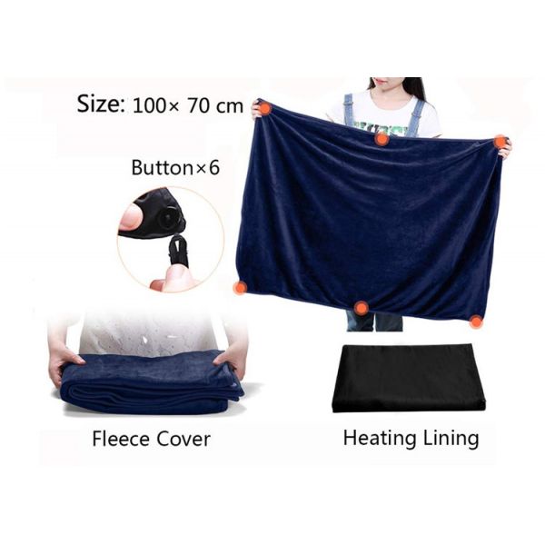 Нагретое Washable кристаллической электрической нагревательной подстилки для ног USB бархата многофункциональное