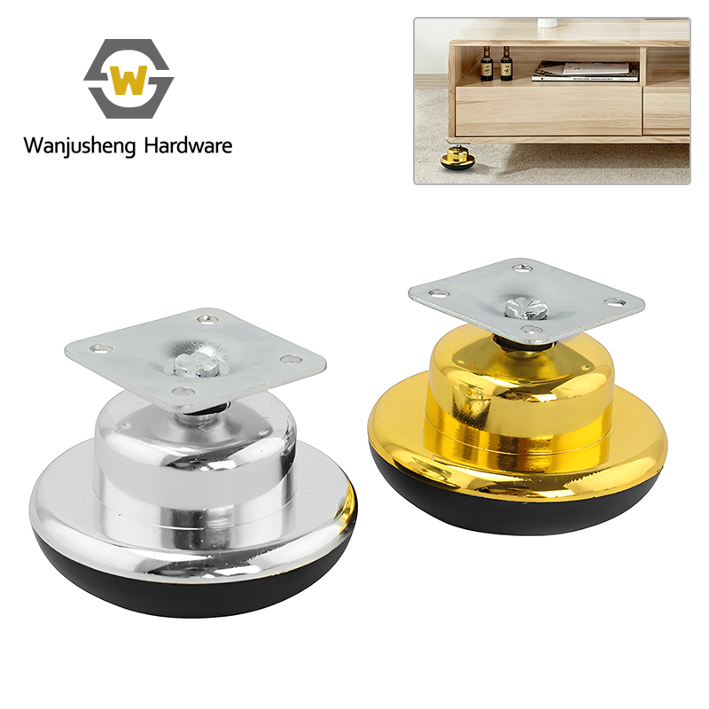 3-in-1 Adjustable Heavy Duty Metal & Plastic Furniture Casters with Easy Installation for Sofa Bed Mattress Legs