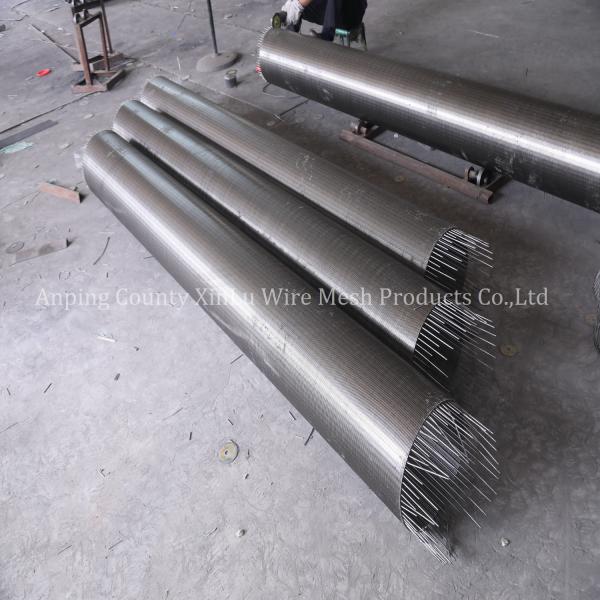 0.010 Continuous Slot Deep Well V Wire Johnson Screen Tube With Polished Surface And FITO Flow