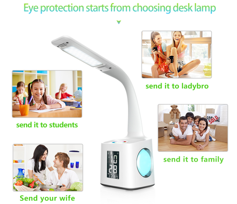 Multi Functional Dimmable LED Lights Bluetooth Audio Three Level Switch