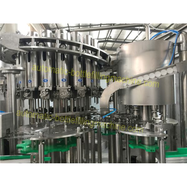 PLC Control Cooking Oil Filling Machine , Rotary Liquid Filling Machine From 100 - 5000ML