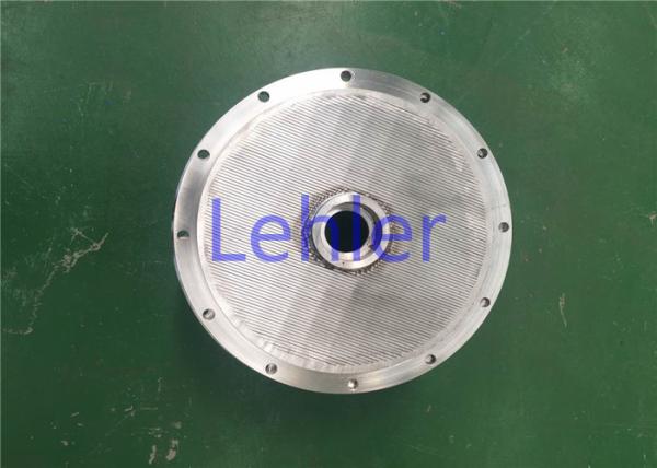 SUS 304 Basket Mill / Bead Mill Screen Outer Diameter 350mm With Flange Rings