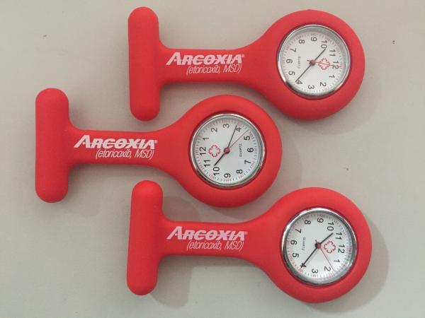 Colorful Silicone Rubber Nurse Watches Doctor Medical Wristwatch Accept Pantone Color Custom , 15 Colors In Stock