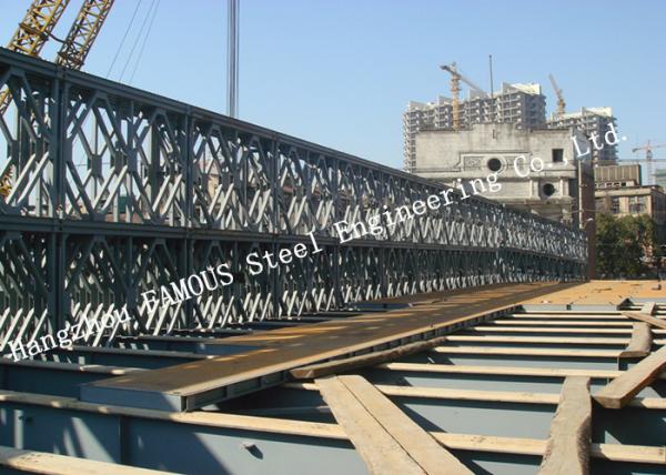 High Safety Steel-Bailey-Truss-Arch-Bridge with Low Maintenance