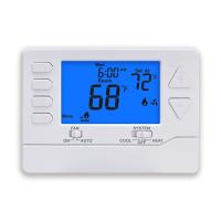 Riseem Programável 24V 1 calor 1 frio Ar condicionado termostato para sistema HVAC