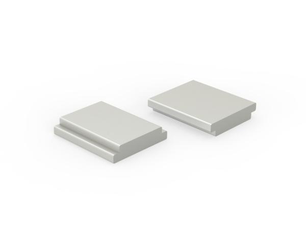 Surfaced mounted led aluminum profile Recessed Strip Light Channel with PC diffuser cover