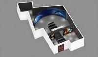 VR 3D Track Cinema with 4D 9D Flying Technology for Theme Parks