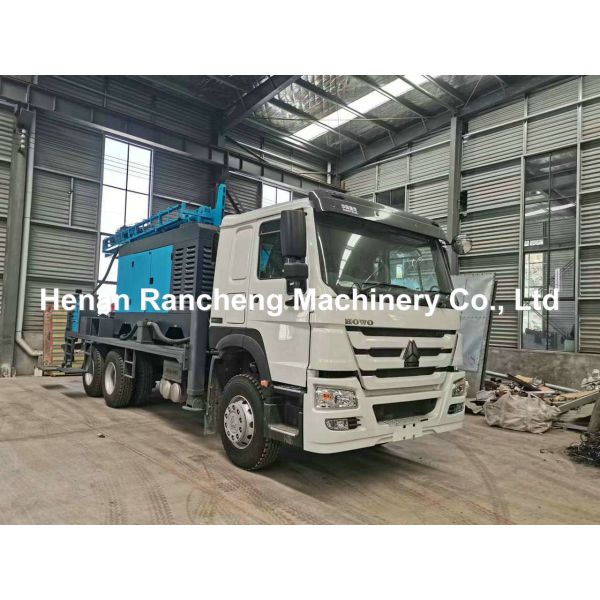 Дизельный двигатель 129 л.с. Водяная буровая установка 450 м Глубина бурения 500 мм диаметр