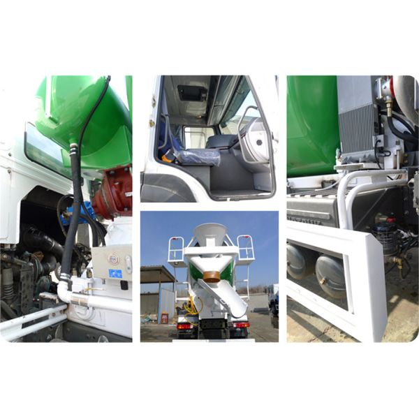 6m3 Mix Tank CCC Certification 10 Cubic Meters Self Loading Cement Concrete Mixer Truck