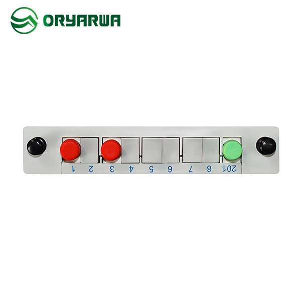 Симплексный материал ABS Splitter PLC кассеты оптического волокна FC UPC 1x2