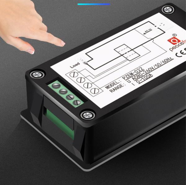 100A Digital Meter Ammeter Voltmeter With Coil CT LCD Display CE FCC