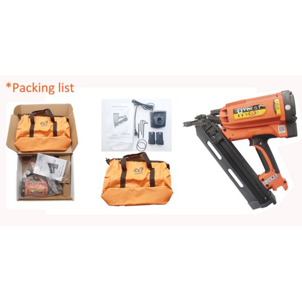 34° Framing Timber Electric Nail Gun for Gas Nailer Speed Less than 1500/day Portable
