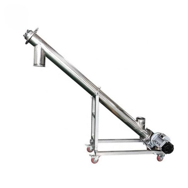 Cement Flexible Auger Feeder Stainless Steel Screw Conveyor With Heat Resistant