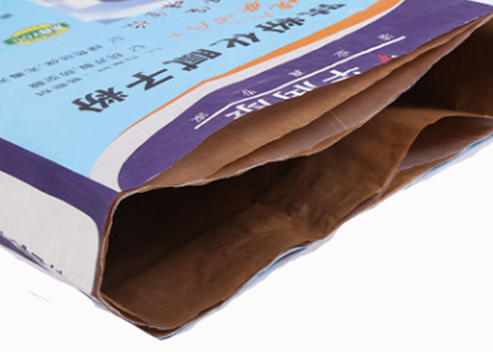 PE внутри Biodegradable бумажных мешков 20kg Multiwall Kraft