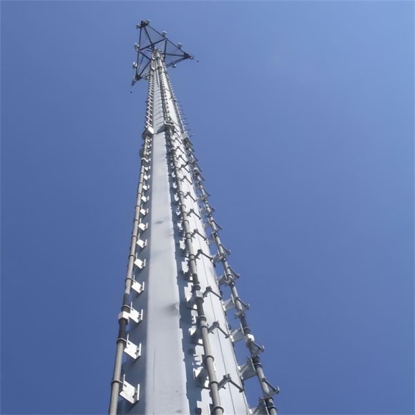 Antenna Telecommunications Monopole Tower 5-80M ASTM A123/ ISO 1461 Galvanization Standard