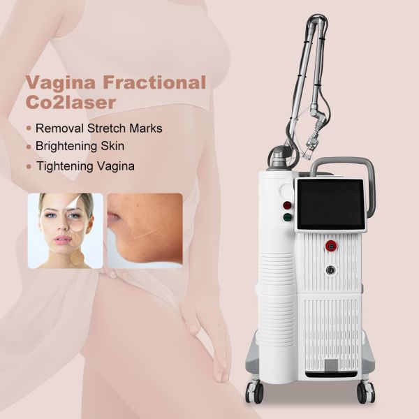 CV8 Newest Glass Tube Rf Tube Vertical Co2 Laser Fractional Machine Co2 Laser Beauty Equipment For Salon