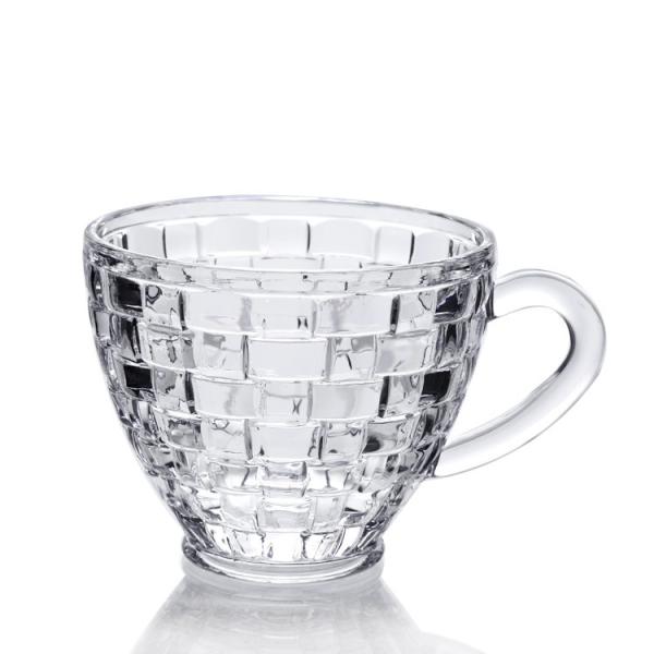 Popular products 5oz Woven Collection Clear Transparent 150ml Coffee Mug Tea Glass