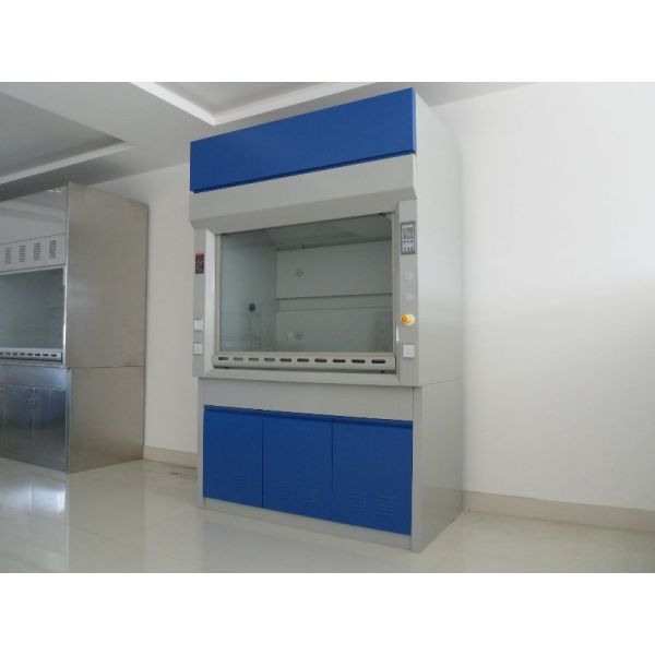 Wall Mounted Lab Fume Cupboard 8mm Thick White PP Board For Researcher Use