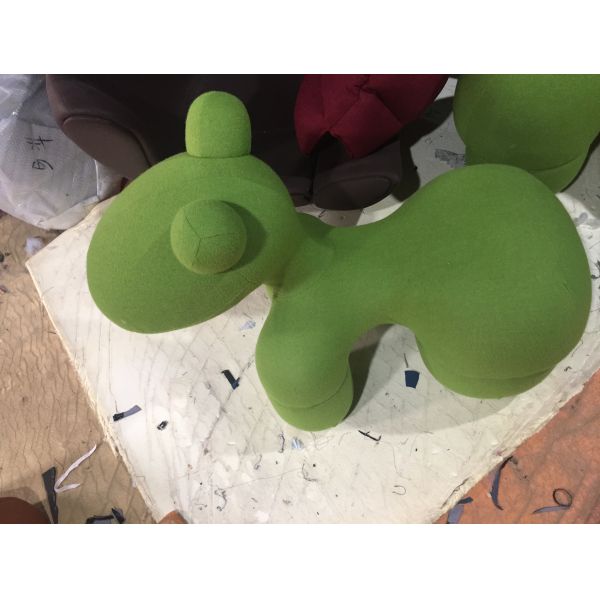 Puppy Horse Chair Fiberglass Scoop Chair Kindergarten Horse pony Chair