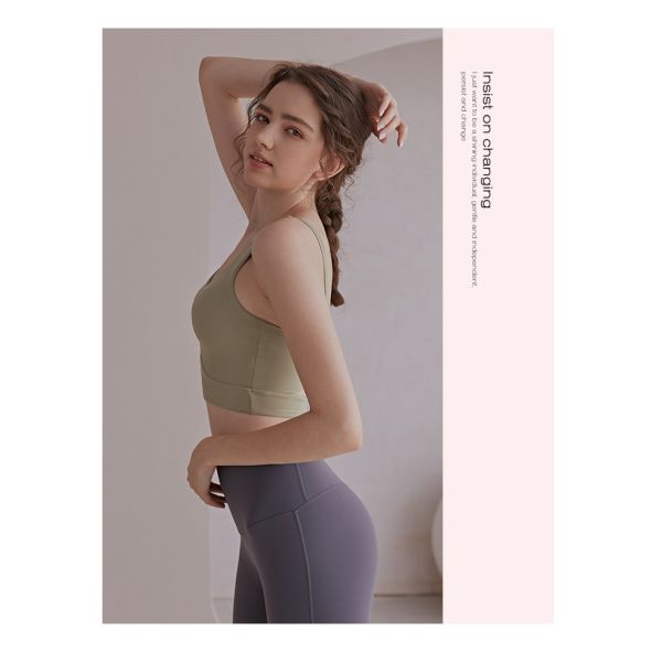 ODM OEM складывает спорт женщин пояс плеча носки фитнеса бюстгальтера собирает