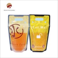 Sacos de embalagem de suco refeitáveis Sacos líquidos recicláveis Personalização
