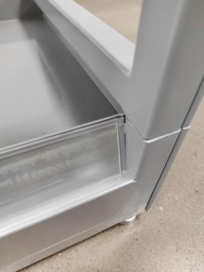 At-0260 Custom Display Rack Metal Five Tier Display Fixture Store Usage Rack Supermarket, Home Kitchen, Silver