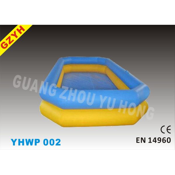 Customized Yellow Family Kids Inflatable Water Pools YHWP-002 with EN14960, EN71