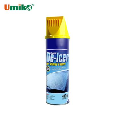 Spray descongelador de parabrisas para coche de 400 ml, spray descongelador de hielo para una rápida eliminación del hielo, 65*158 mm