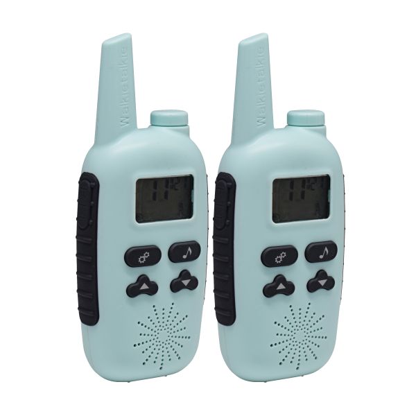 0.5W walkie talkie 3-5km Batería recargable de rango extendido para niños Walkie Talkies fabricante- 8/22 canal portátil de dos vías de radio pantalla LCD