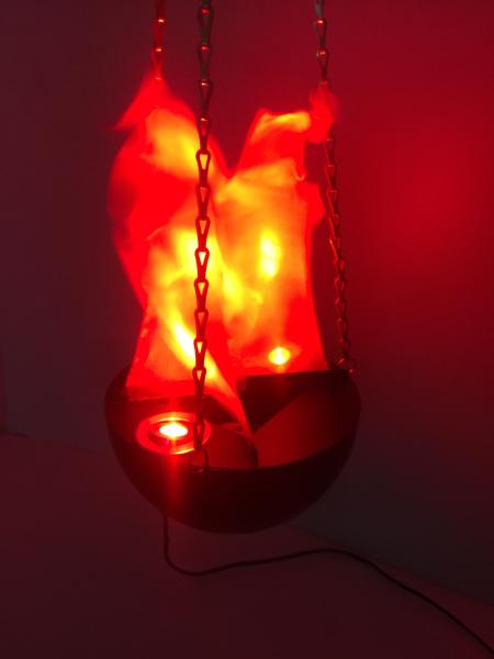 Professional RGB LED Flame Light  with iron shell