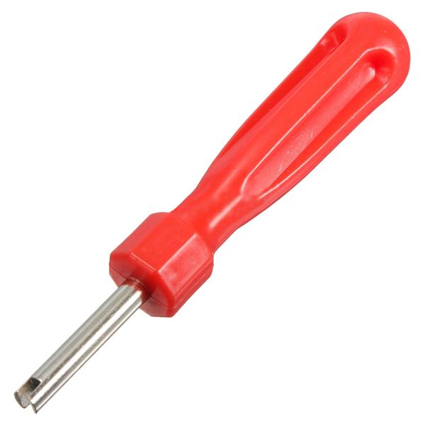 Portable Red Tyre Valve Core Remover Tool For Car / Bicycle / Truck Motor