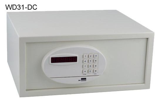 Single Door Wd31 High Security Digital Hotel Safe with Lock Appearance of Depth 301-400mm